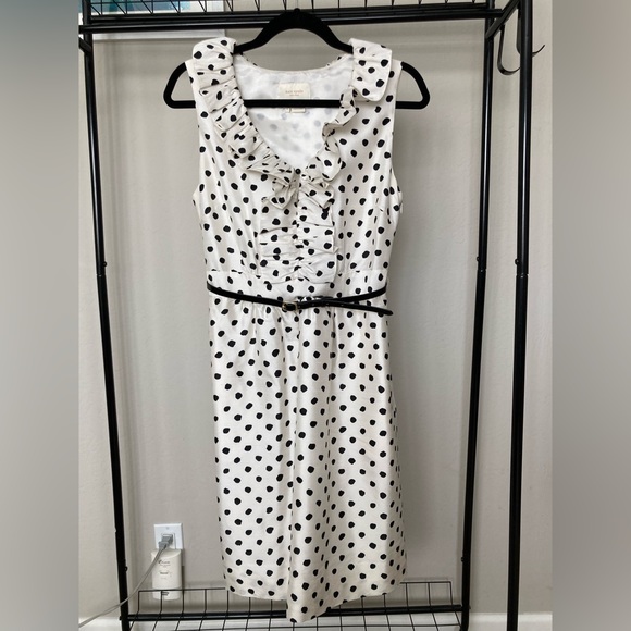 kate spade Dresses & Skirts - Kate Spade Silk Polka Dot Sleeveless Dress